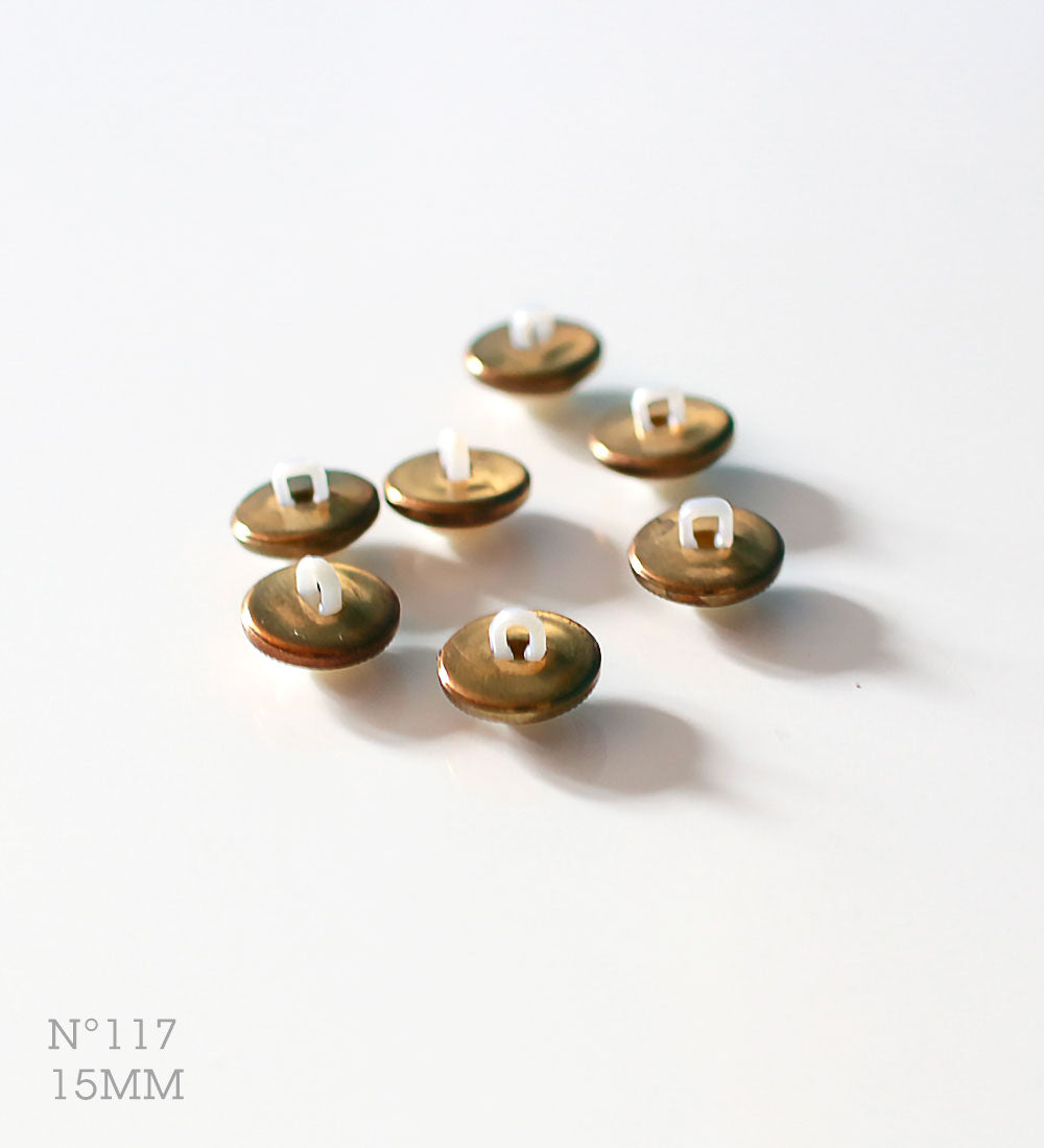 Bouton n°117, coloris chaud