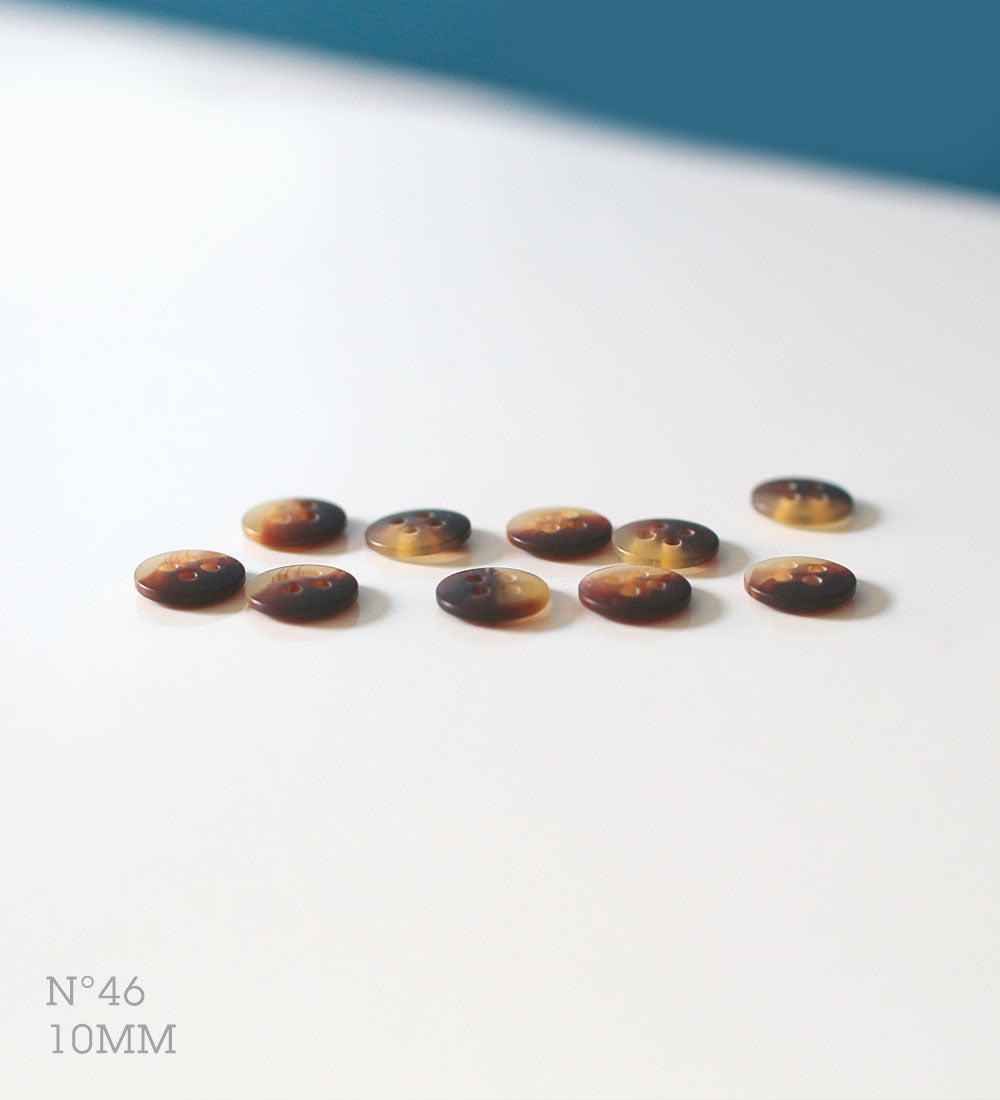 Bouton n°46, finition soignée