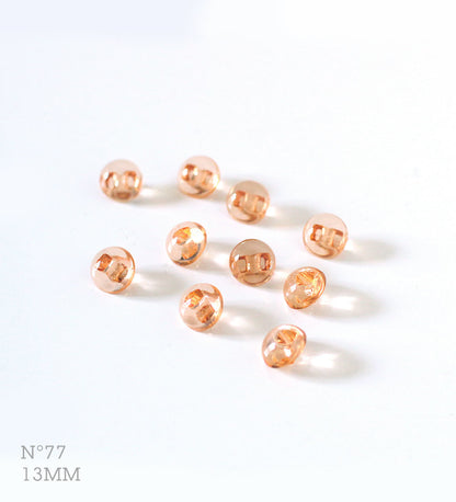 Bouton n°77, coloris chaud