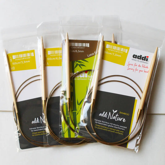 AddiNature bamboo circular knitting needles