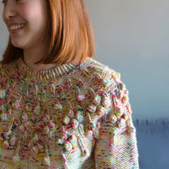 Booklet Kit No.13: “Marbles Play” sweater pattern (pattern only)