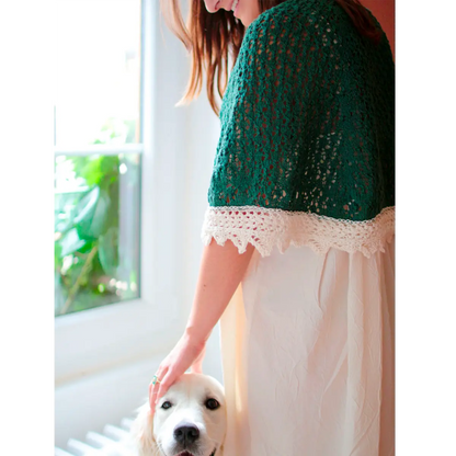 Hand-knitted Gloriette sweater, soft texture