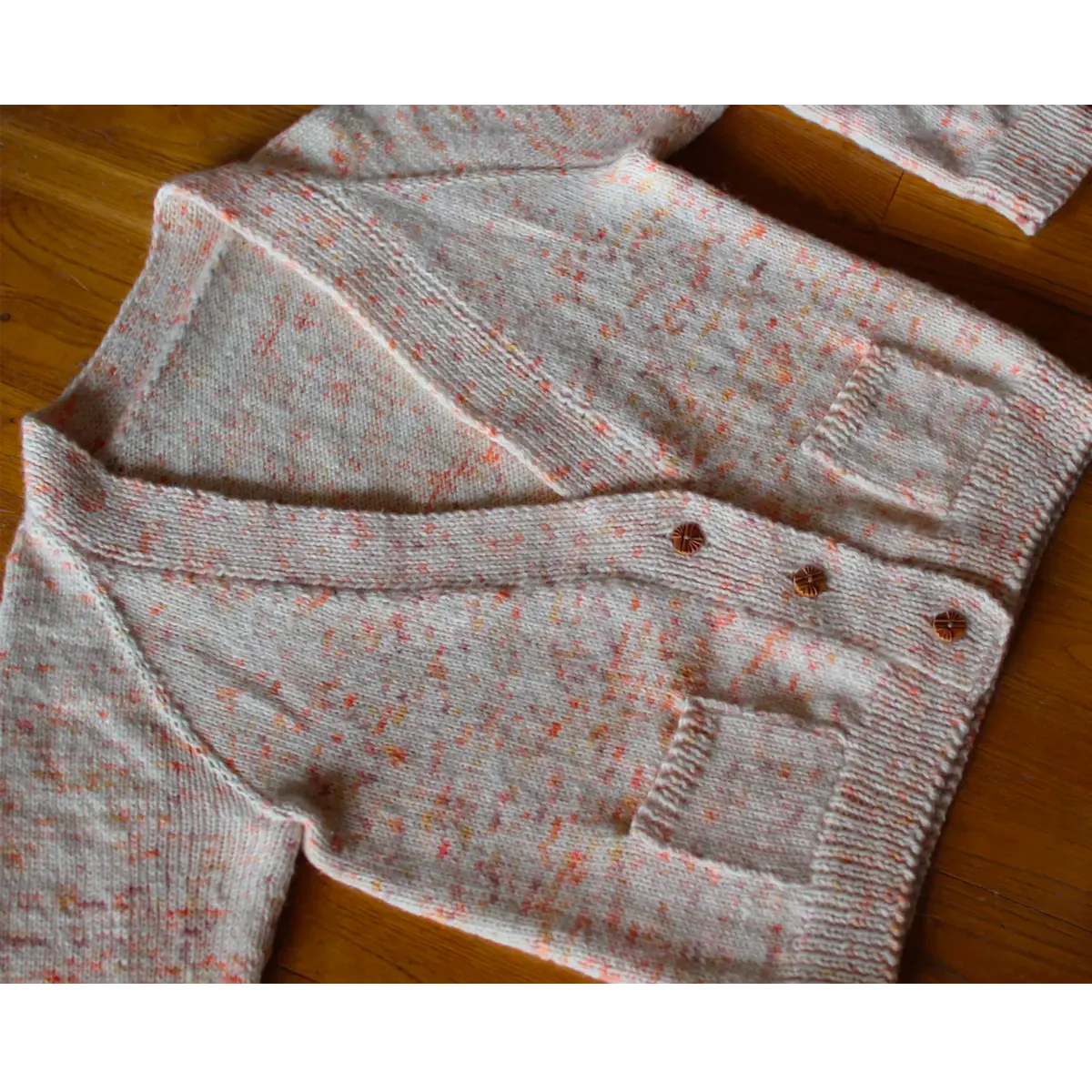 Hand-knitted Chill Morning sweater, oversize fit