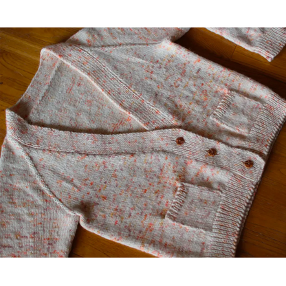 Hand-knitted Chill Morning sweater, oversize fit
