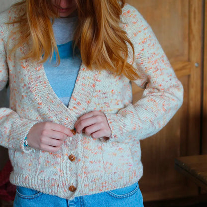 Hand-knitted Chill Morning sweater