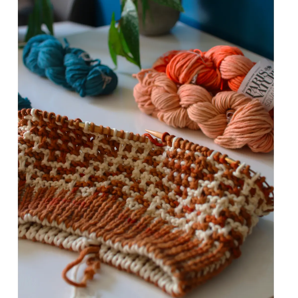 Fonty "Felletin" in skein, ecru
