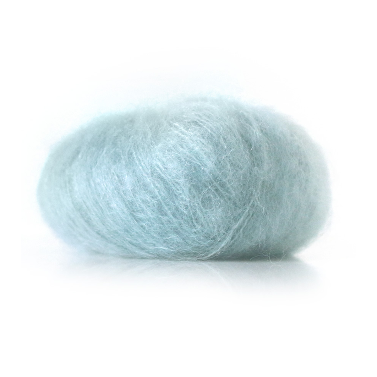 Fonty Ombelle wool yarn ball, sage color