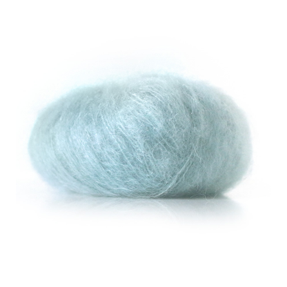 Fonty Ombelle wool yarn ball, sage color