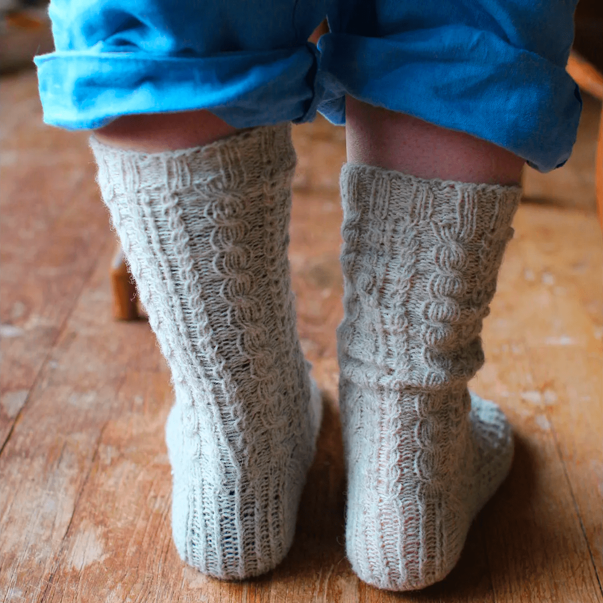 Peasant Wool "Recycled Yarn" in recycled wool of natural color
