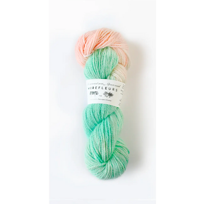 “Mirefleurs” – Dk-Worsted-Aran – 手染めの中太アルパカウール