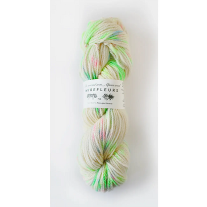 “Mirefleurs” – Dk-Worsted-Aran – 手染めの中太アルパカウール