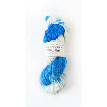 “Mirefleurs” – Dk-Worsted-Aran – 手染めの中太アルパカウール