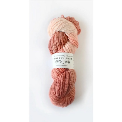 “Mirefleurs” – Dk-Worsted-Aran – 手染めの中太アルパカウール