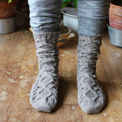 “Mirefleurs Potager” Sport-dk Recycled wool 草木手染めのリサイクルウール