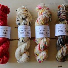 “Mirefleurs” – Bulky – Alpaca wool 手染めの極太アルパカウール