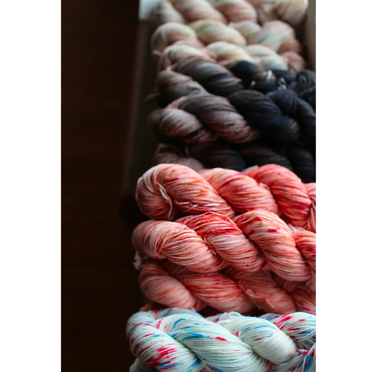 « Mirefleurs » – Sport – DK _ fine wool 手染めの中太のファインウール