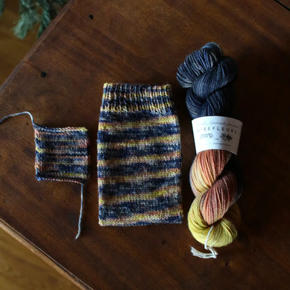 « Mirefleurs » – Sport – DK _ fine wool 手染めの中太のファインウール