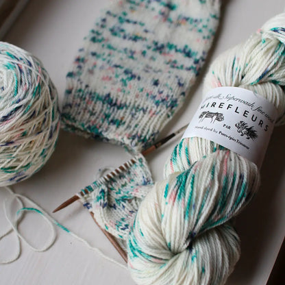 « Mirefleurs » – Sport – DK _ fine wool 手染めの中太のファインウール