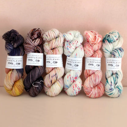 « Mirefleurs » – Sport – DK _ fine wool 手染めの中太のファインウール
