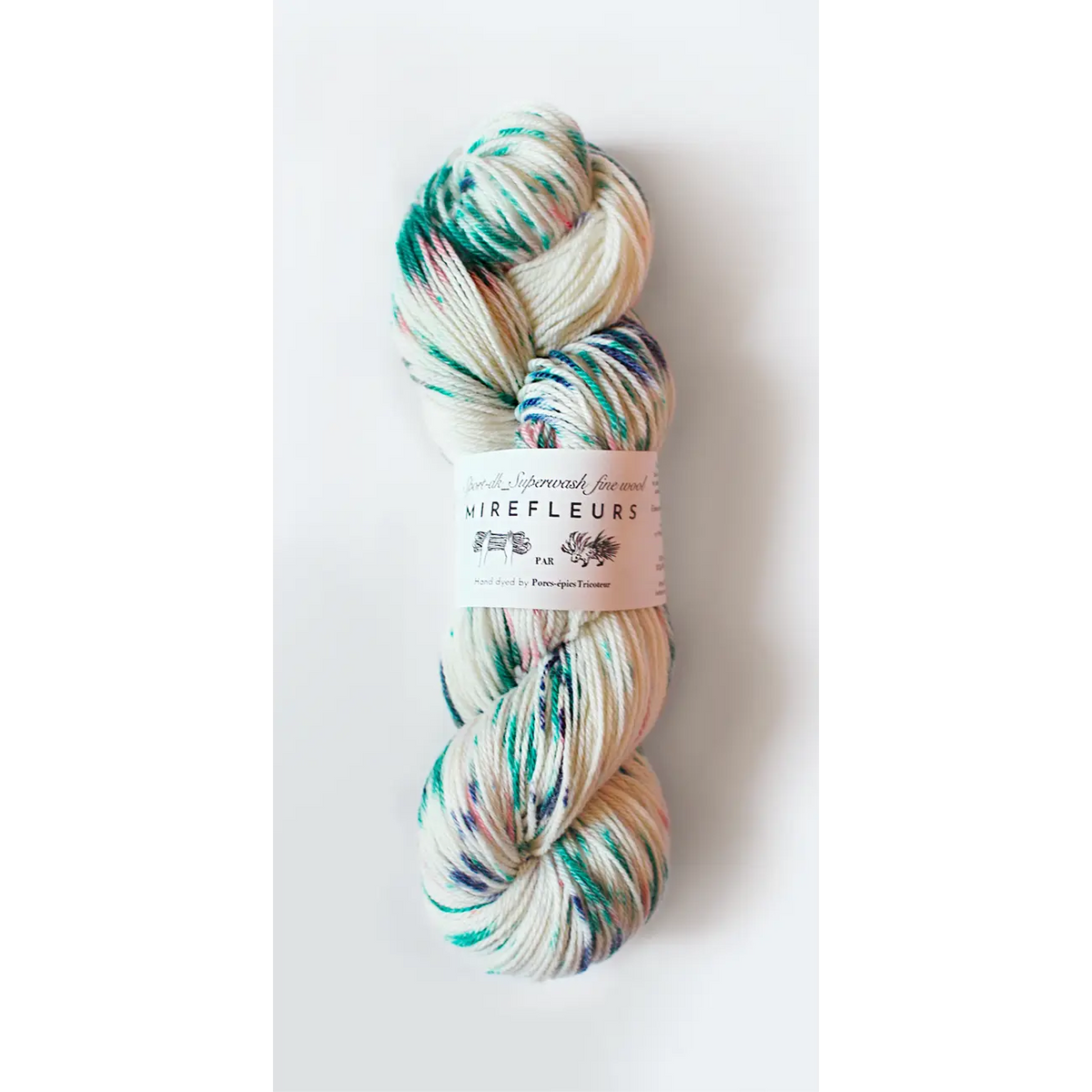 « Mirefleurs » – Sport – DK _ fine wool 手染めの中太のファインウール