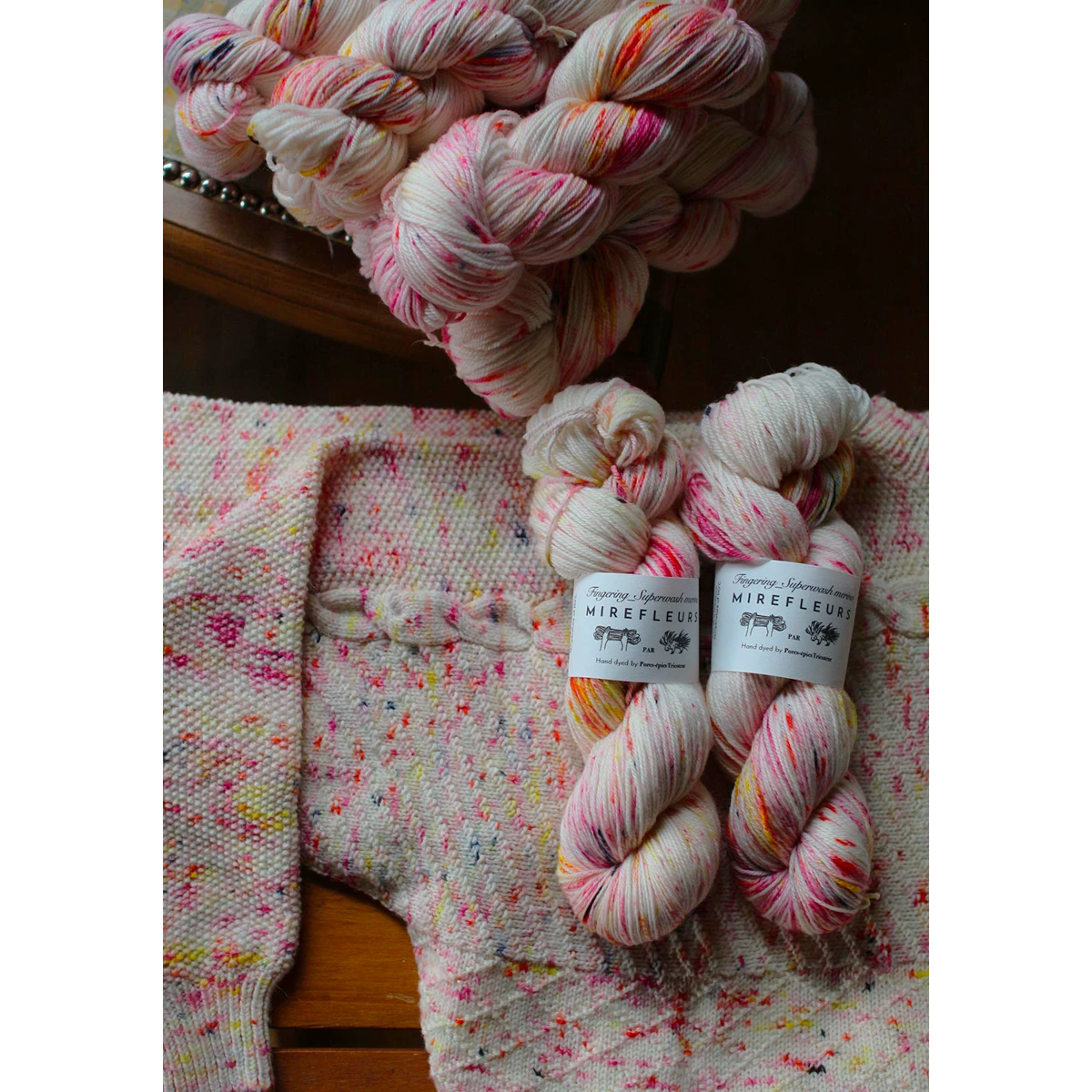"Mirefleurs" - Fingering - Superwash Merino, hand-dyed