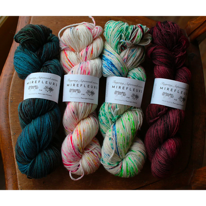 "Mirefleurs" - Fingering - Superwash Merino, hand-dyed