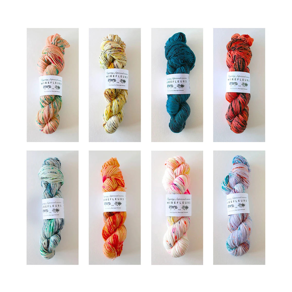"Mirefleurs" - Fingering - Superwash Merino, hand-dyed