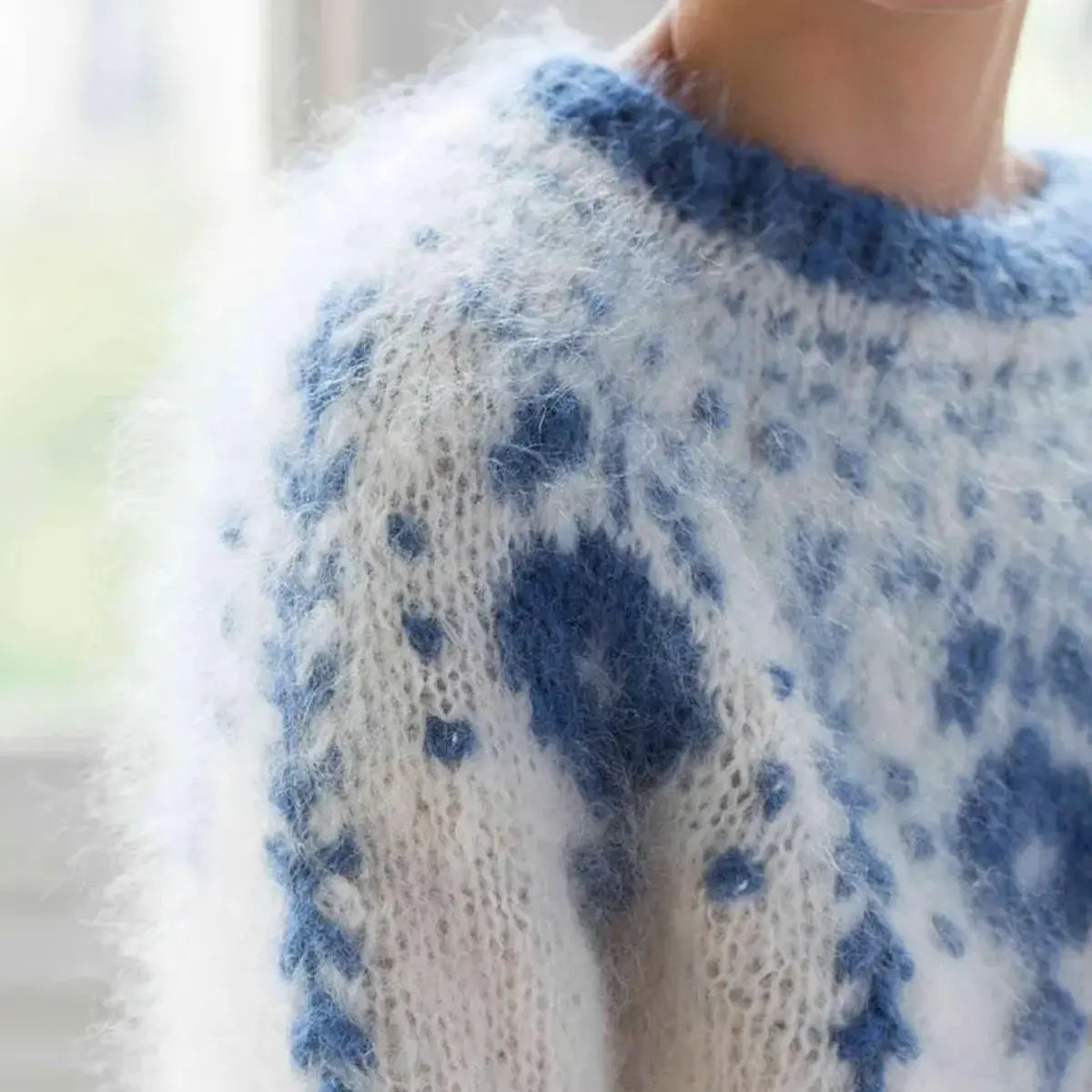 Au fil des Nuages "Pur Mohair" (French mohair from angora goat farms)
