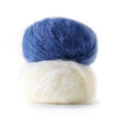Au fil des Nuages "Pur Mohair" (French mohair from angora goat farms)