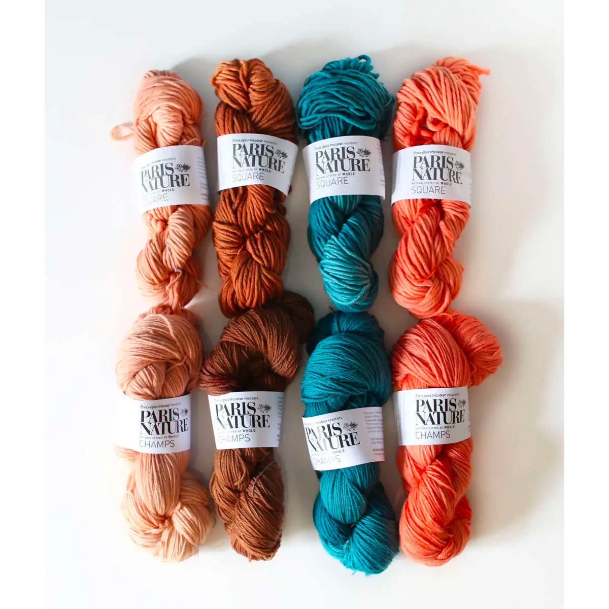 Paris Nature Knitted Swatch, Plant-Dyed