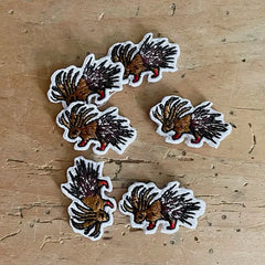 Original porcupine badge