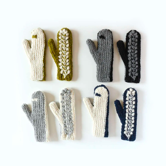 Hand-Knitted Smartphone-Compatible Mittens