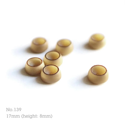 No.139 | ヴィンテージプラスチックボタン 17mm | 7個セット