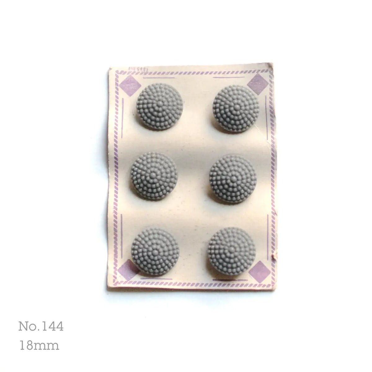 Bouton n°144, aspect bois foncé