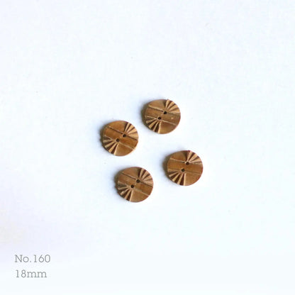 Bouton n°160, aspect brillant