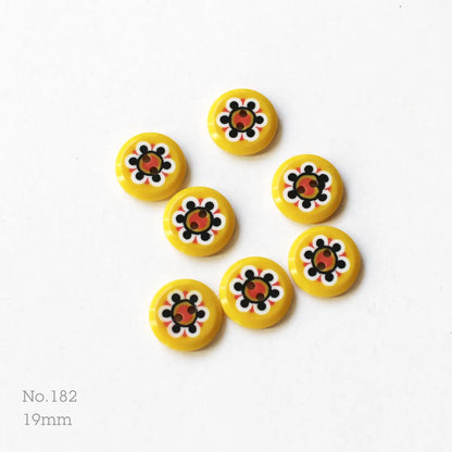 Bouton n°182, aspect brillant