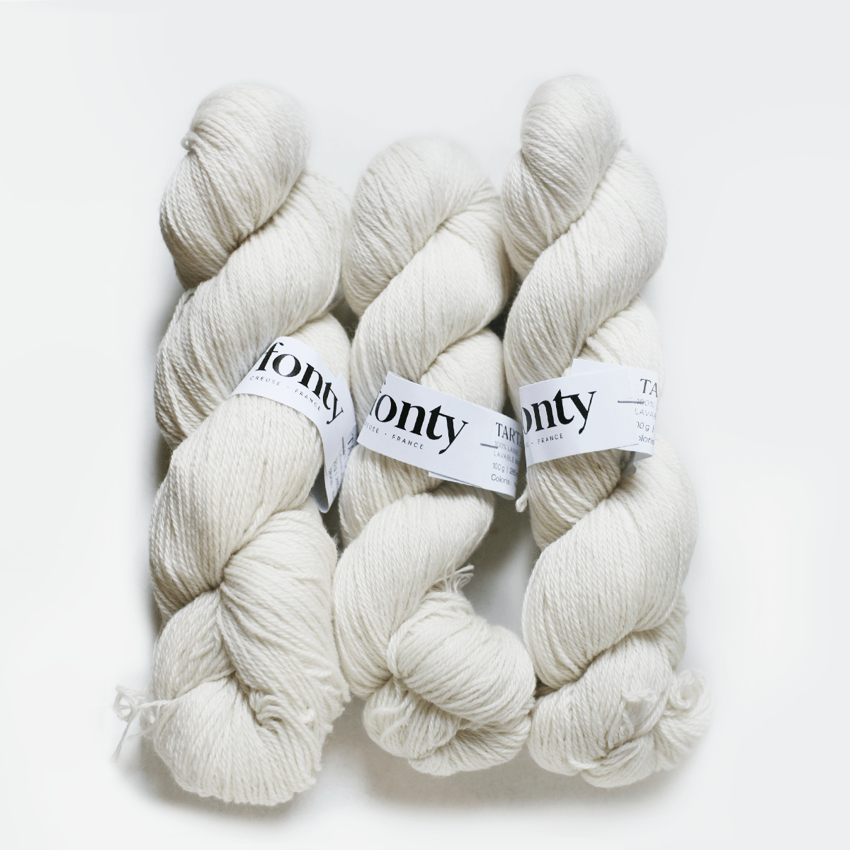 Fonty Tartine 3 Wool Skein, Sock Yarn