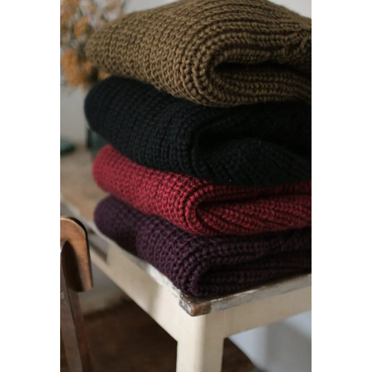 Hand-Knitted Fisherman Style Sweater