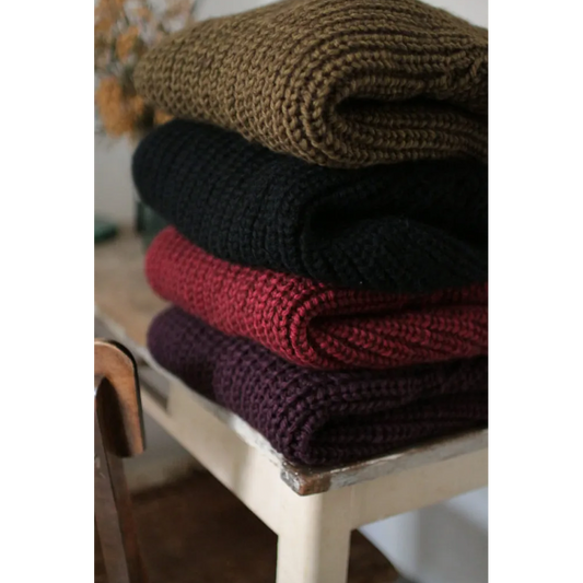 Hand-Knitted Fisherman Style Sweater